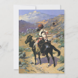 Vintage Wild West, An Indian Trapper by Remington