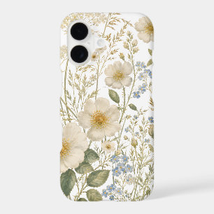 Vintage Wildflower Botanical Pattern