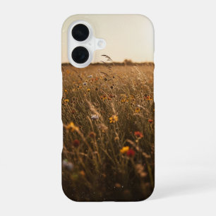 Vintage Wildflower Meadow iPhone 16 Case