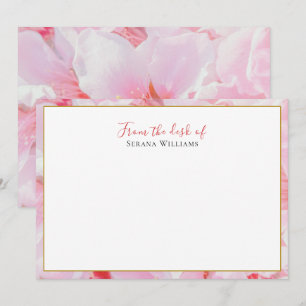 Vintage Wildflower Personalized Card