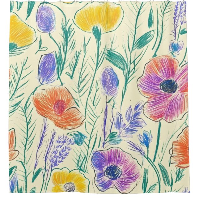 Vintage Wildflower Sketch (6) (Front)