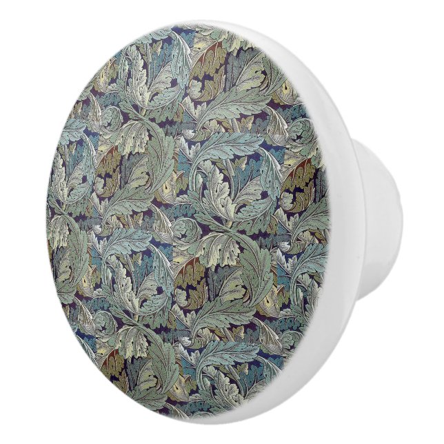 Vintage William Morris Acanthus    Ceramic Knob (Right)