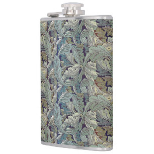 Vintage William Morris Acanthus    Hip Flask