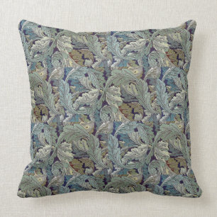 Vintage William Morris Acanthus Throw Pillow