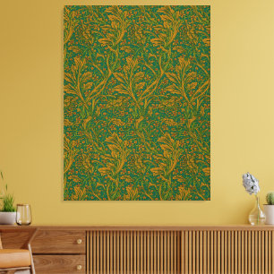 Vintage William Morris Arcadia Full Seamless Canvas Print