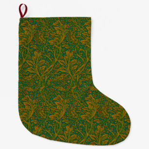 Vintage William Morris Arcadia Full Seamless Large Christmas Stocking