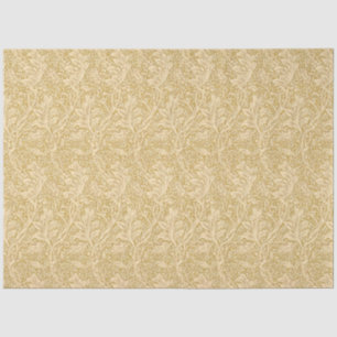 Vintage William Morris Arcadia Gold Seamless Tissue Paper