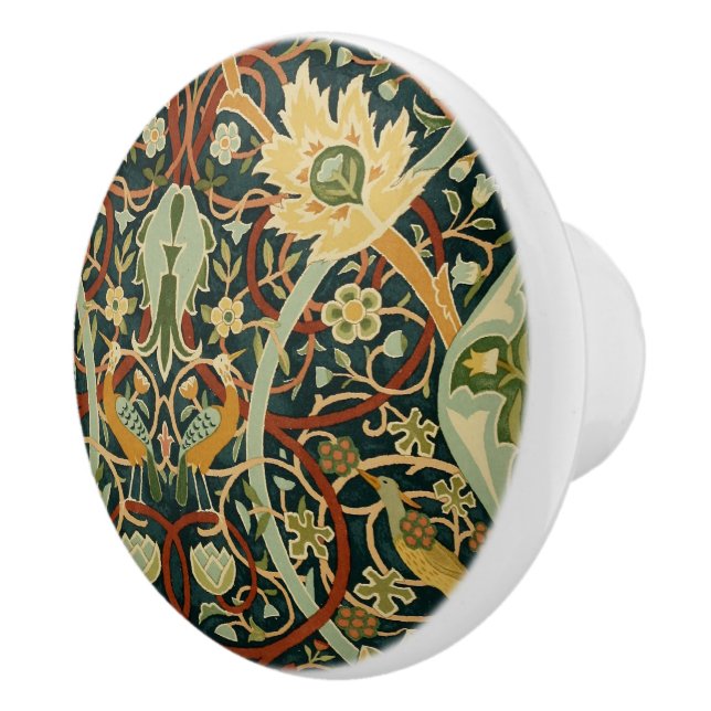 Vintage William Morris Bullerswood Carpet   Ceramic Knob (Right)