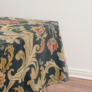 Vintage William Morris Bullerswood Carpet Floral Tablecloth