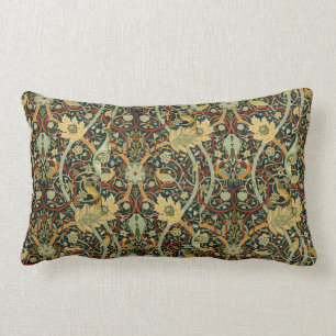 Vintage William Morris Bullerswood Carpet Lumbar Pillow