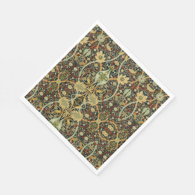 Vintage William Morris Bullerswood Carpet    Napkin (Corner)