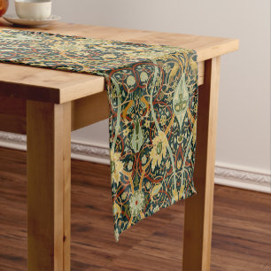 Vintage William Morris Bullerswood Carpet Short Table Runner