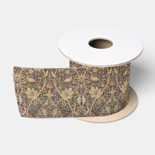 Vintage William Morris Bullerswood Detail  Satin Ribbon