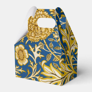 Vintage William Morris Cherwell Blue Floral Art Favor Box