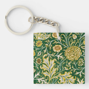 Vintage William Morris Cherwell Vert Floral Art