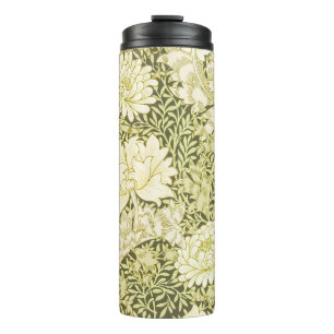 Vintage William Morris Chrysanthemum Pattern Thermal Tumbler