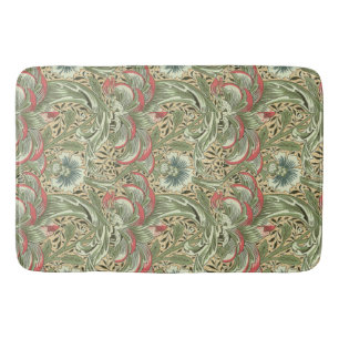 Vintage William Morris Corncockle Flowers Bath Mat