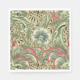 Vintage William Morris Corncockle Flowers Napkin