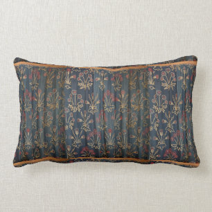 Vintage William Morris Floral Daisy Pattern Lumbar Pillow
