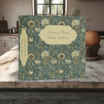 Vintage William Morris Floral Family Recipe Binder<br><div class="desc">This floral design adds style and grace to your kitchen, with its vintage William Morris nature inspired design. The rich teal, navy, cream and rust background has the feel of an antique tapestry. Gather your favourite family recipes and add your family memories to make this a cherished keepsake. Add a...</div>