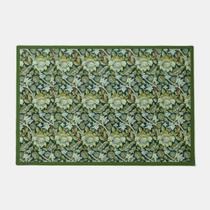 Vintage William Morris Floral Wey Pattern     Doormat