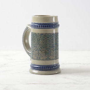 Vintage William Morris Forest Rabbit Bird Foliage Beer Stein