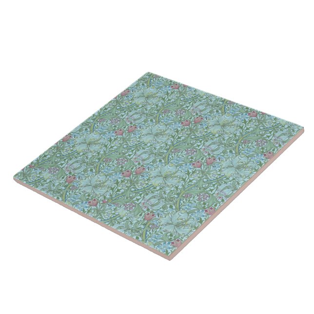 Vintage William Morris Golden Lily     Tile (Side)