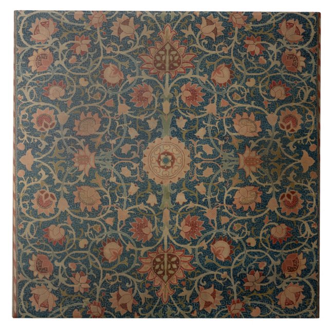 Vintage William Morris Holland Park Carpet Tile (Front)