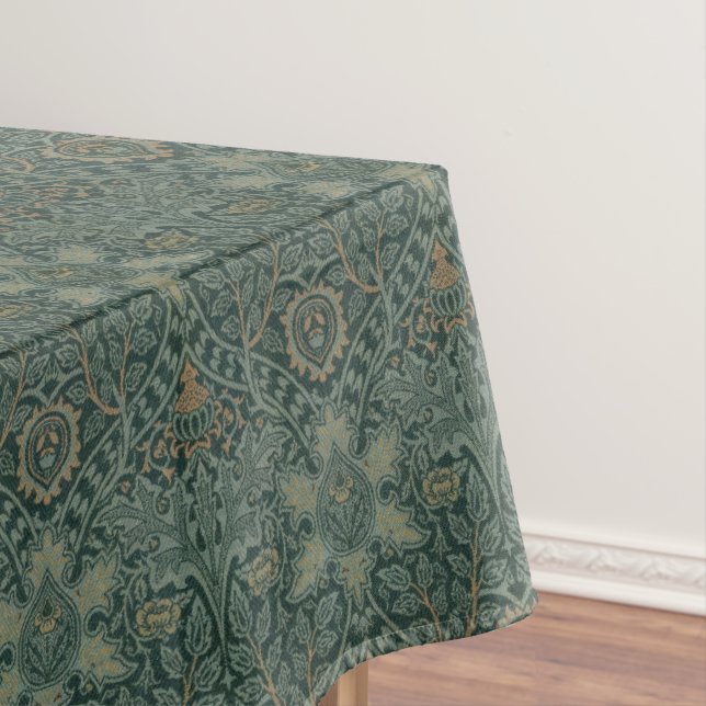 Vintage William Morris Ispahan Pattern Tablecloth (In Situ)
