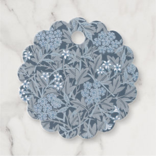 VINTAGE WILLIAM MORRIS "JASMINE" FAVOUR TAG