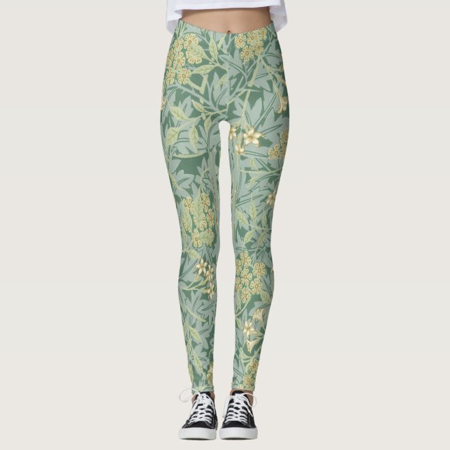Vintage William Morris Jasmine Leggings (Devant)