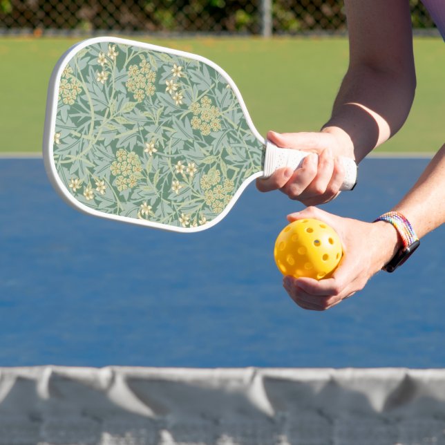 VIntage William Morris Jasmine Pattern   Pickleball Paddle (Insitu)