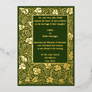 Vintage William Morris Kelmscott Grapevine Border