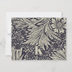 Vintage William Morris Marigold Pattern Note Card