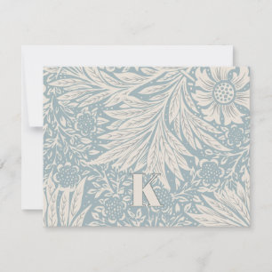 Vintage William Morris Marigold Pattern Note Card