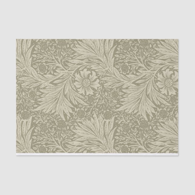 Vintage William Morris Marigold Pattern Tissue Paper (Front)