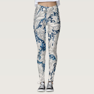 Vintage William Morris Pattern  Leggings