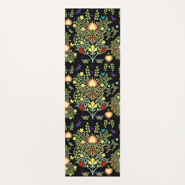 Vintage William Morris Persian Yoga Mat (Front)