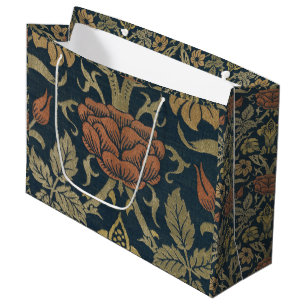 Vintage William Morris Rose and Lily Large Gift Bag