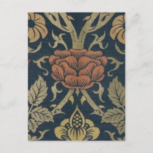 Vintage William Morris Rose and Lily Postcard