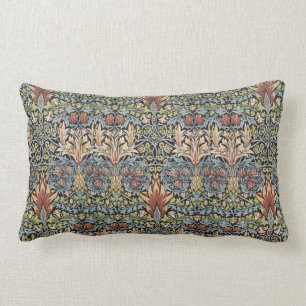 Vintage William Morris Snakehead Lumbar Pillow