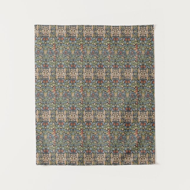Vintage William Morris Snakehead Tapestry (Front)
