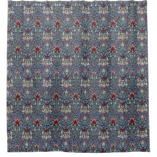 Vintage William Morris Snakeshead Fritillary Red