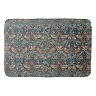 Vintage William Morris Strawberry Thief Bath Mat