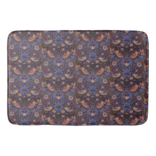 Vintage William Morris Strawberry Thief Bath Mat