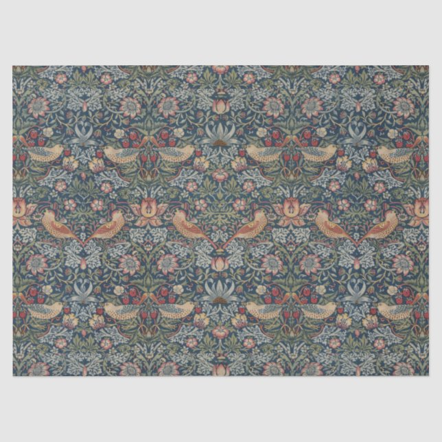 Vintage William Morris Strawberry Thief Tissue Paper (Front)