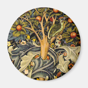 Vintage William Morris Woodpeckers Magnet