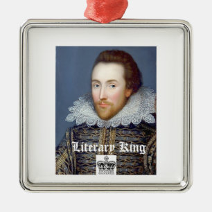Vintage William Shakespeare Christmas Ornament