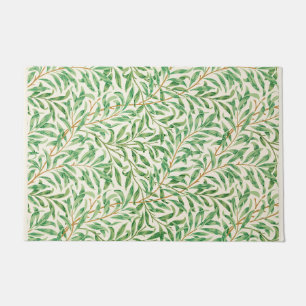 Vintage Willow Bough Ornament Illustration Doormat