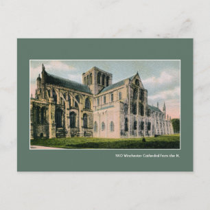 Vintage Winchester Cathedral from the North Postcard